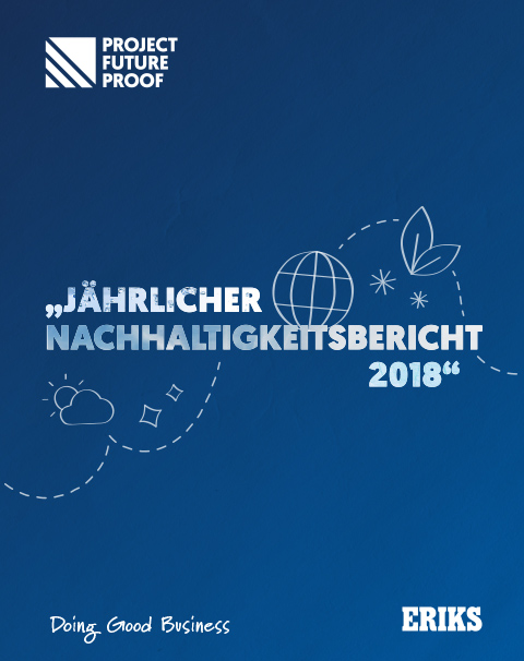 Cover des jährlichen Nachhaltigkeitsberichts 2018
