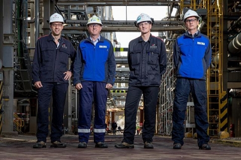 Turnaround Support | Case Study Sitech Vier Eriks Mitarbeiter im Werk